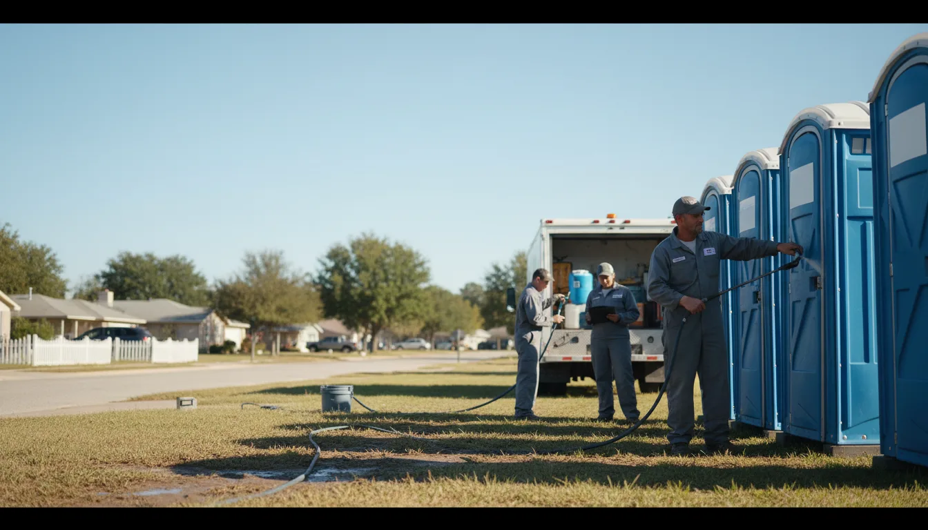 Long-Term Portable Toilet Rental in Howe, OK near me